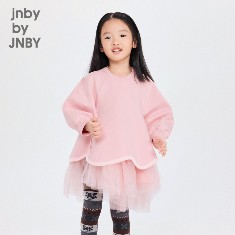 江南布衣童装宽松长袖连衣裙24秋女童jnbybyjnby1O8G13780