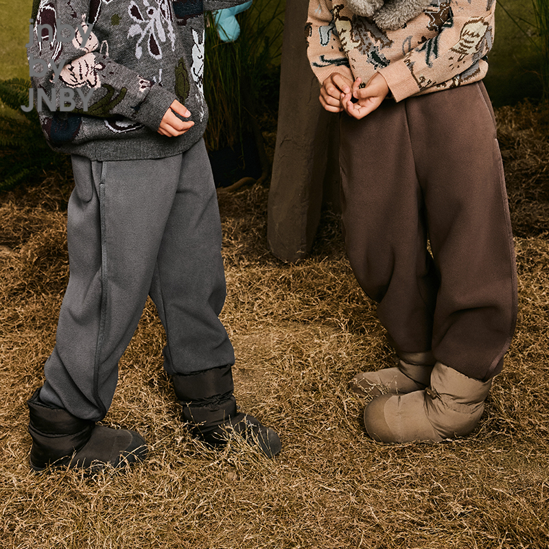 江南布衣童装宽松香蕉裤长裤24秋男女童jnbybyjnby1O9E11310
