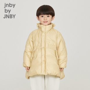 江南布衣童装奥莱秋冬中长款收腰立领保暖羽绒服男女童jnbybyjnby