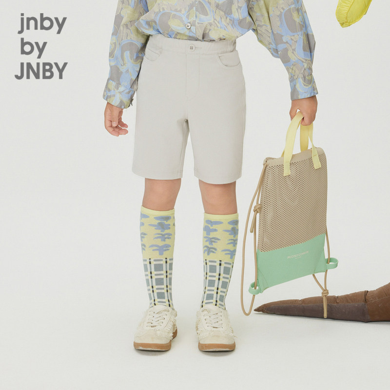 江南布衣童装短裤紧身裤修身纯色简约休闲夏男女童儿童jnbybyj