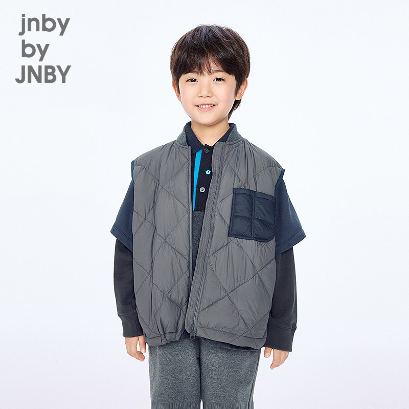 新款江南布衣童装羽绒马甲H型宽松25秋男女童jnbybyjnby1P9C10420,童装/婴儿装/亲子装,羽绒马甲,淘宝优惠券,粉丝福利购,淘宝优惠卷