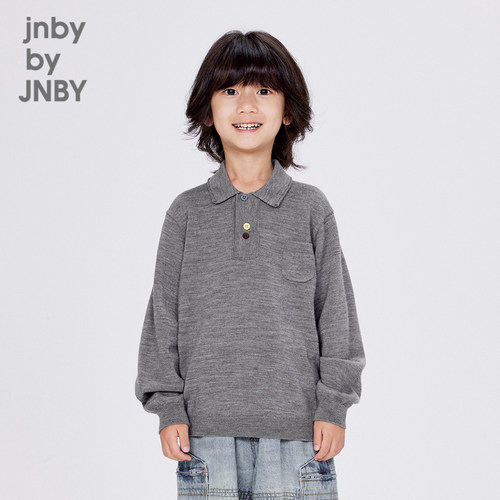江南布衣童装长袖套头针织衫休闲舒适折扣男童jnbybyjnby