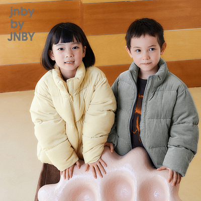 江南布衣童装立领短款羽绒服保暖舒适24冬男女童儿童jnbybyjnby