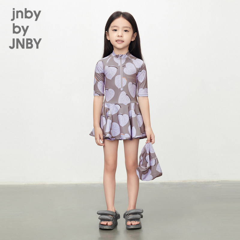 江南布衣童装泳衣连衣裙A字裙运动休闲可爱夏女童儿童jnbybyj