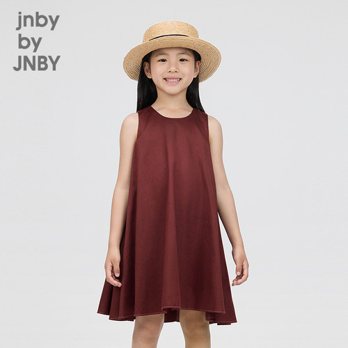 江南布衣童装休闲无袖连衣裙舒适可爱日常甜美秋女童jnbybyjnby