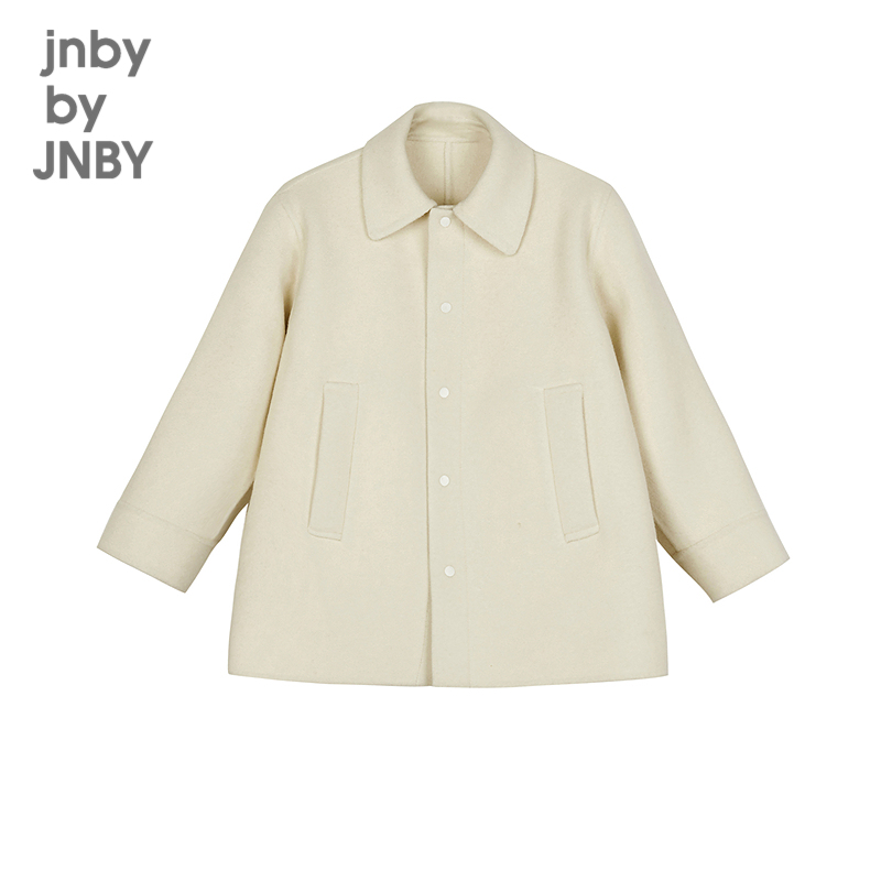 江南布衣童装长款呢大衣外套