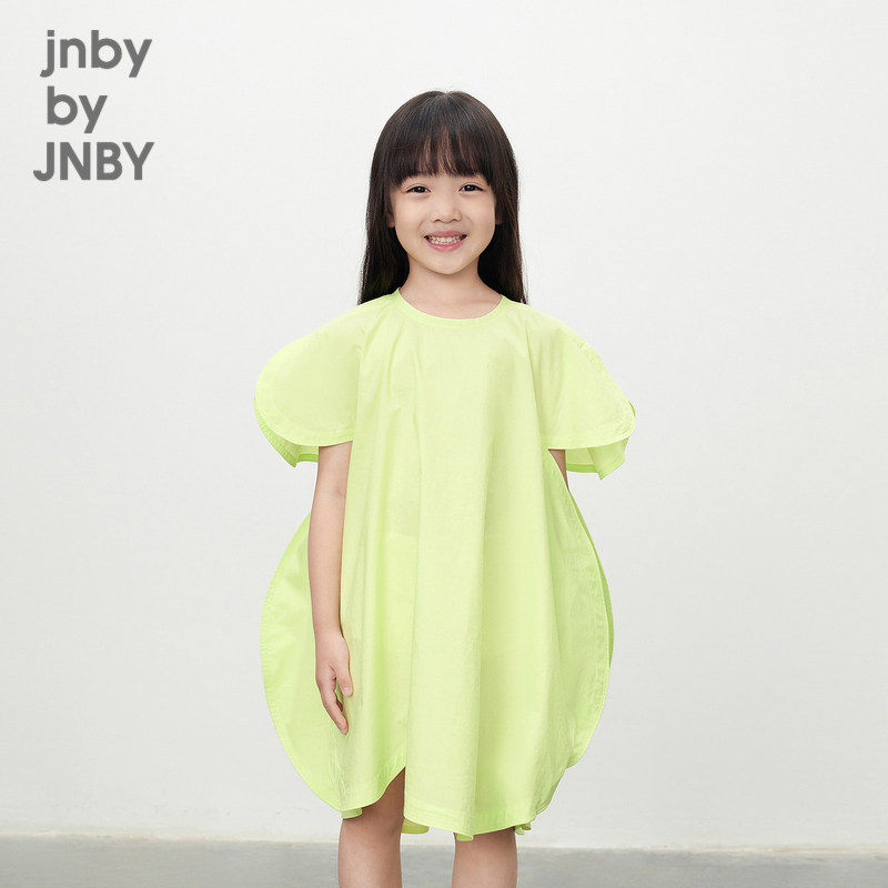 江南布衣童装短袖连衣裙原创设计休闲可爱夏女童儿童jnbybyjn