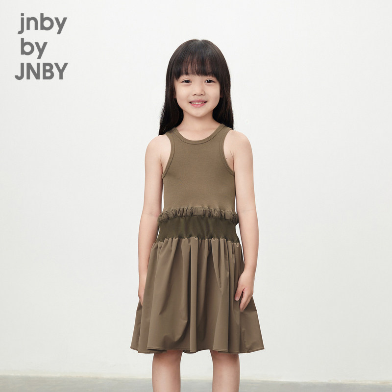 江南布衣童装背心连衣裙修身A字裙拼接休闲夏女童儿童jnbybyjnby,童装/婴儿装/亲子装,连衣裙,淘宝优惠券,粉丝福利购,淘宝优惠卷