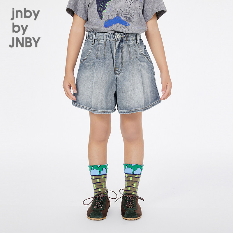 新款江南布衣童装牛仔短裤棉质裙裤25夏女童jnbybyjnby1