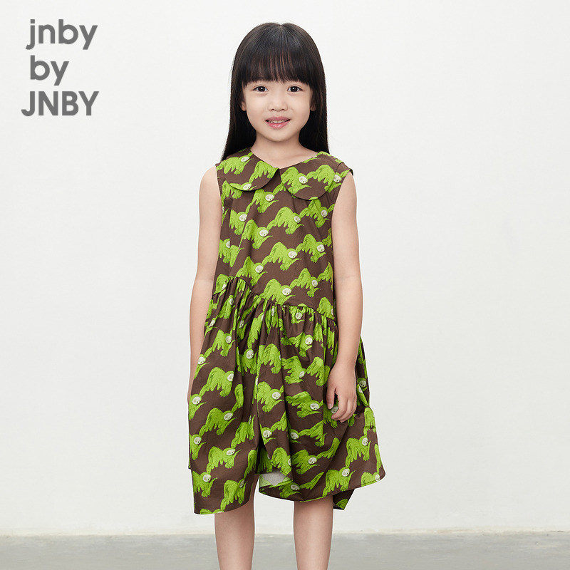 ���ϲ���ͯװ��������ȹ����ԭ��ӡ��������Ůͯ��ͯjnbybyjnby077/�ӻҿ� 100cm  560.25Ԫ��3��(��186.75Ԫ/��)