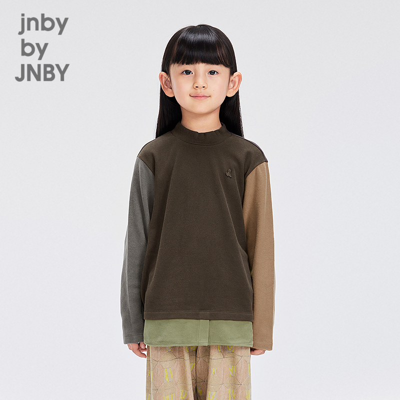 江南布衣童装半高领长袖T恤24冬男女童jnbybyjnby1O0112500