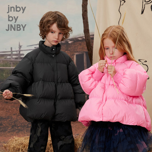 江南布衣童装加厚中长款羽绒服