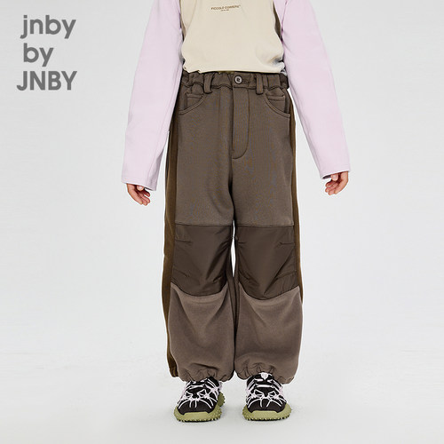 [加绒]江南布衣童装束脚宽松长裤保暖宽松冬男女童裤子jnbybyjnby