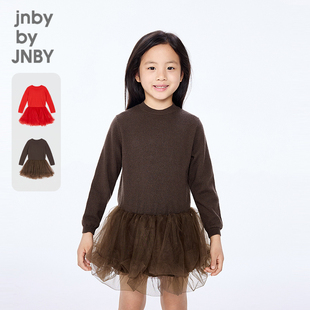 毛衫 长袖 连衣裙A型25冬女童jnbybyjnby1P0G13470 江南布衣童装 新款