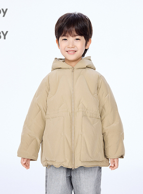 新款江南布衣童装中长款羽绒服25冬男女童jnbybyjnby1PAC11330