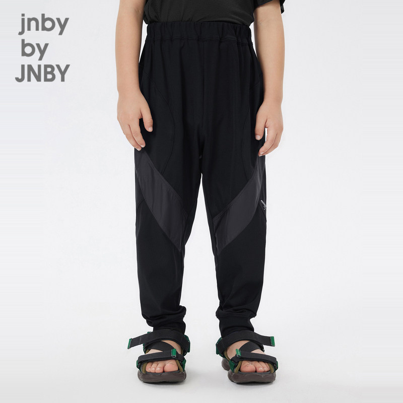 【运动系列】江南布衣童装裤子夏装拼色弹力长裤男女童jnbybyj