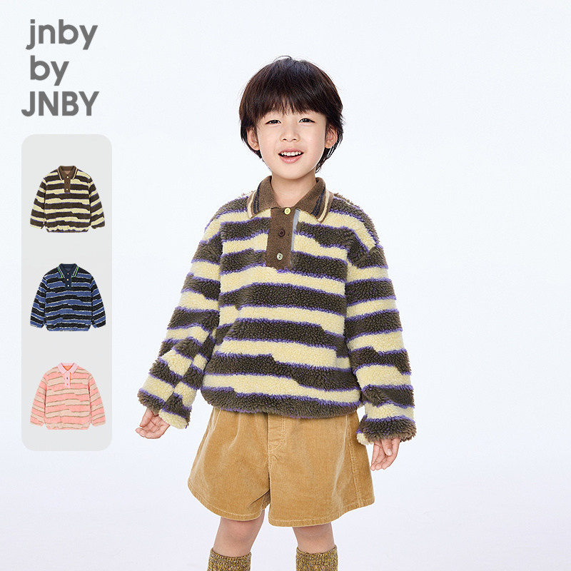 新款江南布衣童装仿皮草A型合体软糯保暖25秋男女童jnbybyj