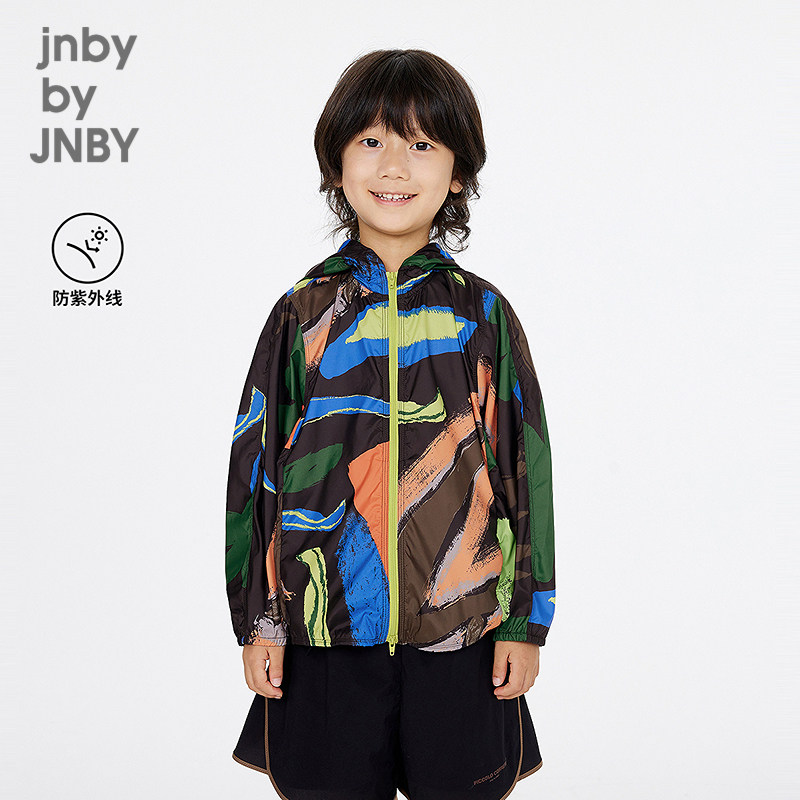 江南布衣童装宽松O型连帽夹克休闲舒适25夏男女童jnbybyjnby