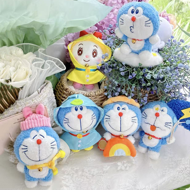 灵动创想哆啦A梦天气绒绒盲盒