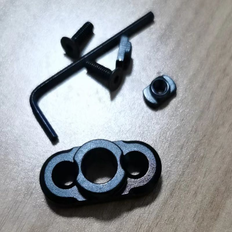 金属背带扣蝴蝶环RSA背带扣Mlok挂绳扣QD扣20MM导轨底座Keymod