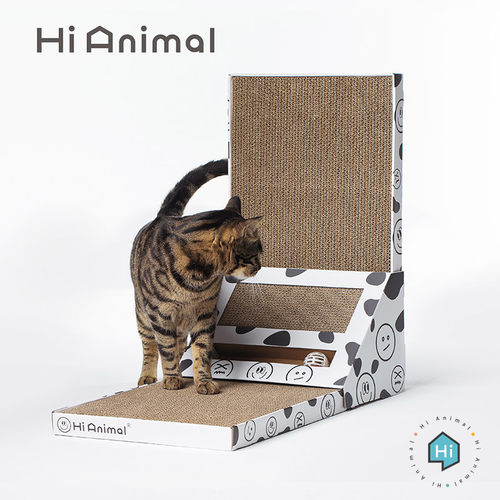 hianimal瓦楞纸磨爪不掉屑猫咪