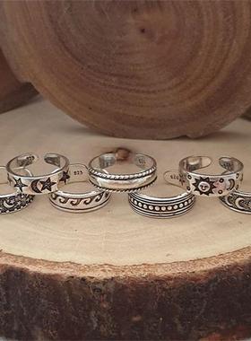 new summer accessories open foot ring set beach feet jewelry