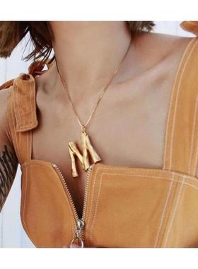 necklace women jewelry 英文字母项链简约百搭项链女毛衣链