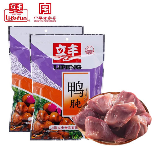 立丰鸭肫原味148g*2袋