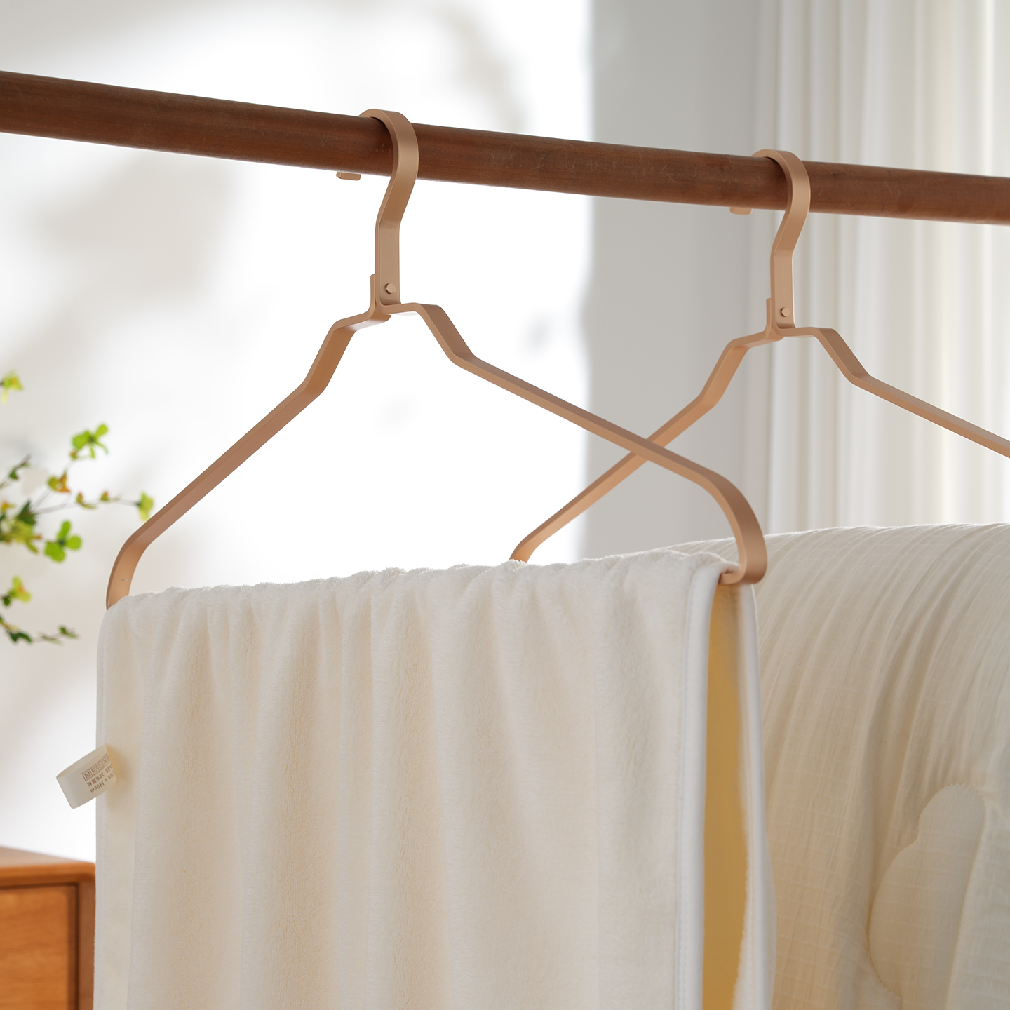 梵安加大加宽晾晒四件套衣架