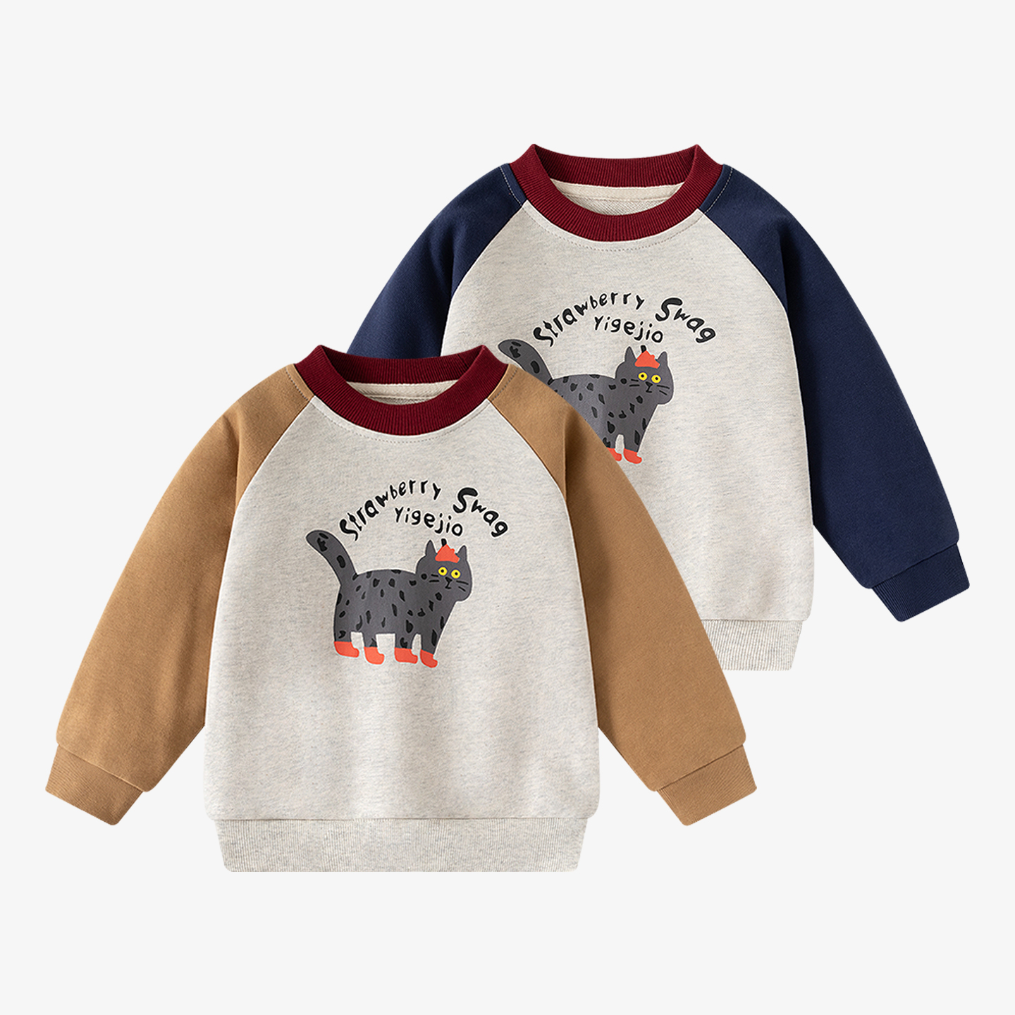 儿童秋季卫衣纯棉圆领