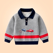 2026秋季 童装 新款 儿童上衣宝宝长袖 帅气 潮洋气秋装 男童卫衣春秋款