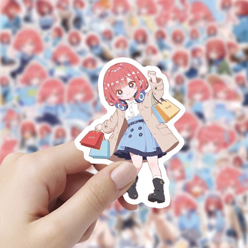 103张版中野三玖贴纸二次元卡通Q版diy周边装饰手账素材防水标签,文具电教/文化用品/商务用品,贴纸/立体贴纸,淘宝优惠券,粉丝福利购,淘宝优惠卷