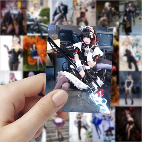 126张黑丝美女cosplay贴纸