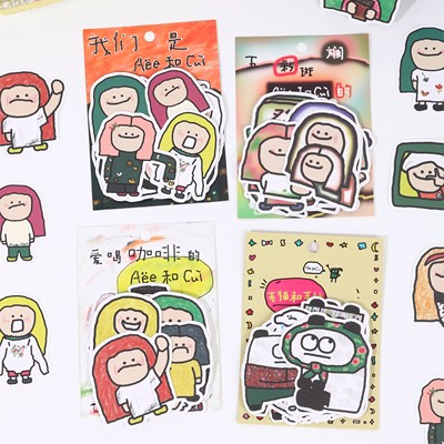 50张正版Aee和Cui贴纸包
