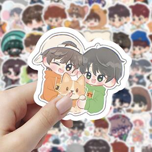 120张像素TF三代Q版ins贴纸可爱表情装饰手机手账平板防水贴画diy