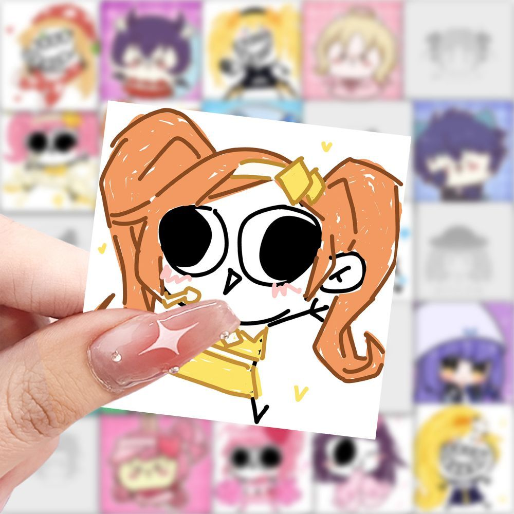 177张守护甜心搞怪头像贴纸个性周边diy手账装饰桌面手机防水贴画