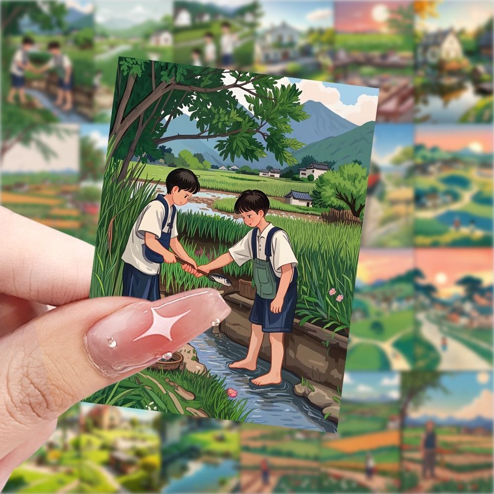 童年记忆的生活贴纸DIY手账