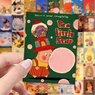 186张卡通星星可爱防水人趣味创意贴纸儿童卡通装 饰手账diy小贴画