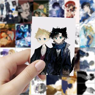 124张福华卡通二次元周边贴纸装饰手账笔记本桌面手机壳贴画自粘