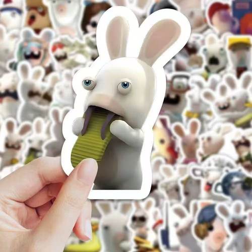 200贴疯狂的兔子表情贴纸