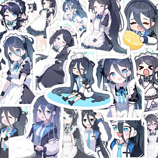 96张卡通碧蓝档案天童爱丽丝贴画装饰DIY电脑手机行李箱贴纸防水