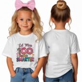 100 儿童短袖 day 新款 school印花时尚 T恤宽松休闲打底衫