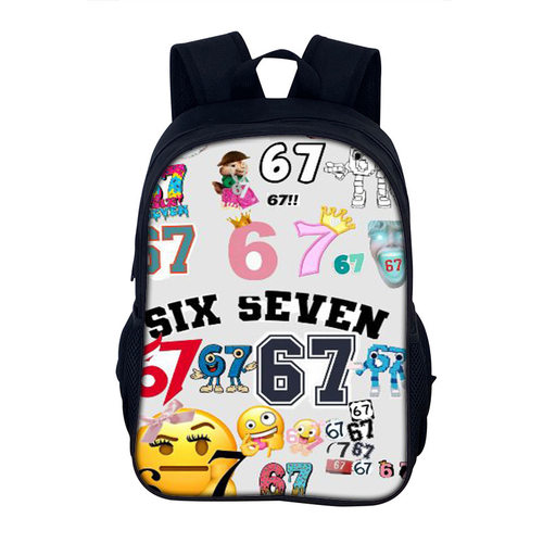 sixseven印花轻便书包