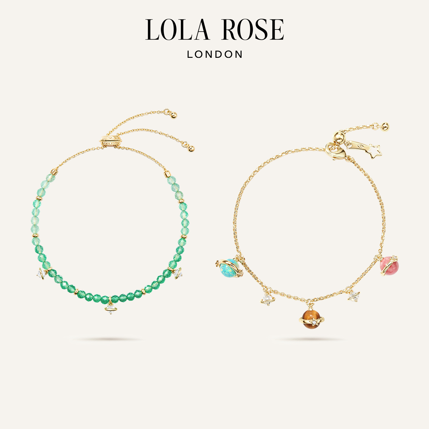 Lola Rose罗拉玫瑰 Heliocentric 英国日心说叠戴手链女生日礼物
