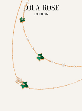 Lola Rose罗拉玫瑰 Ivy 英国常青藤进口项链女生日礼物