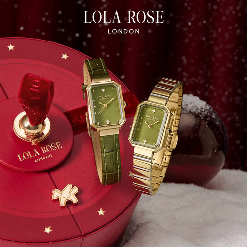 Lola Rose罗拉玫瑰 Ms. Lola 英国方糖小绿表红色手表女新年元旦