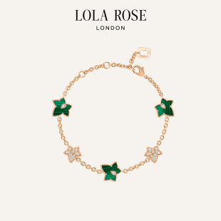 Rose羅拉玫瑰 新款 Lola Ivy常青藤多葉手鏈女生日禮物送女友
