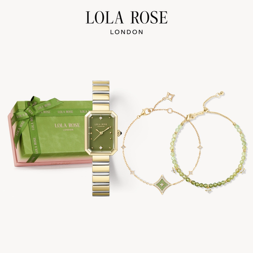 Lola Rose罗拉玫瑰 Ms. Lola英国方糖小绿表进口手表女生日礼物