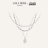 英国 Lola Rose罗拉玫瑰 光迹系列猫眼进口项链女礼物