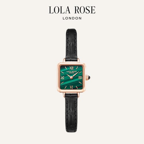 Lola Rose罗拉玫瑰经典小绿表手表女时尚复古腕表礼物送女友